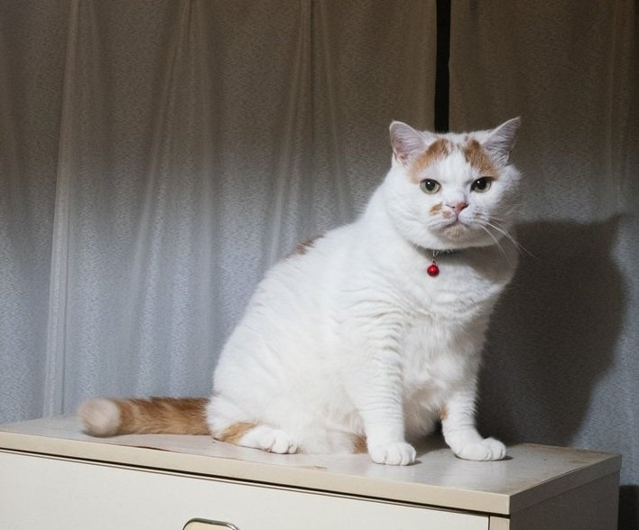 痛がる男性と猫