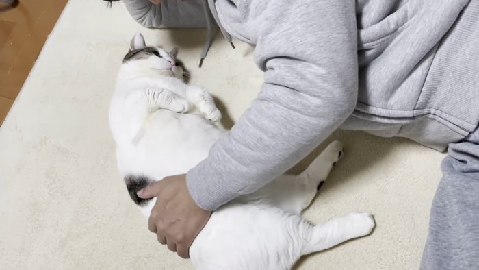 目線を合わせて