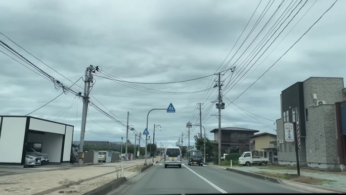 車からの景色