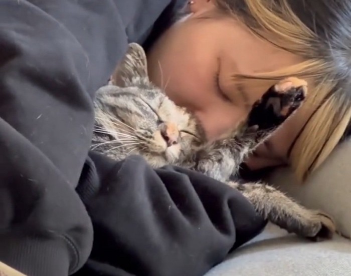 眠るステラちゃん