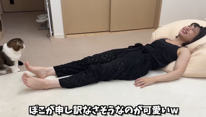 申し訳なさそう