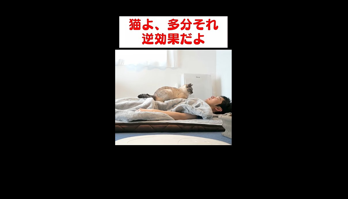 体の上に乗って