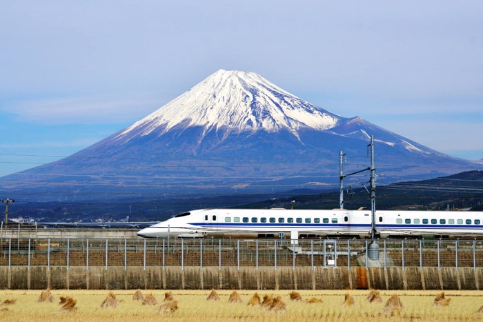 富士山と新幹線
