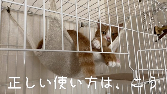 正しいハンモックの使い方1