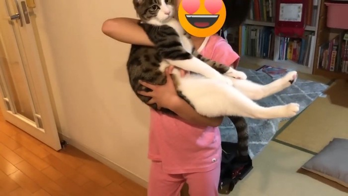 抱っこのアップ