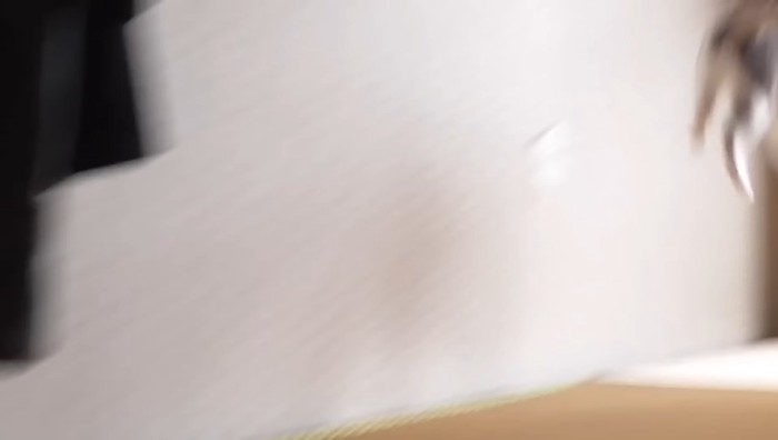 右端にジャンプした姿