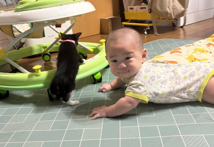 深夜に遊ぶふたり