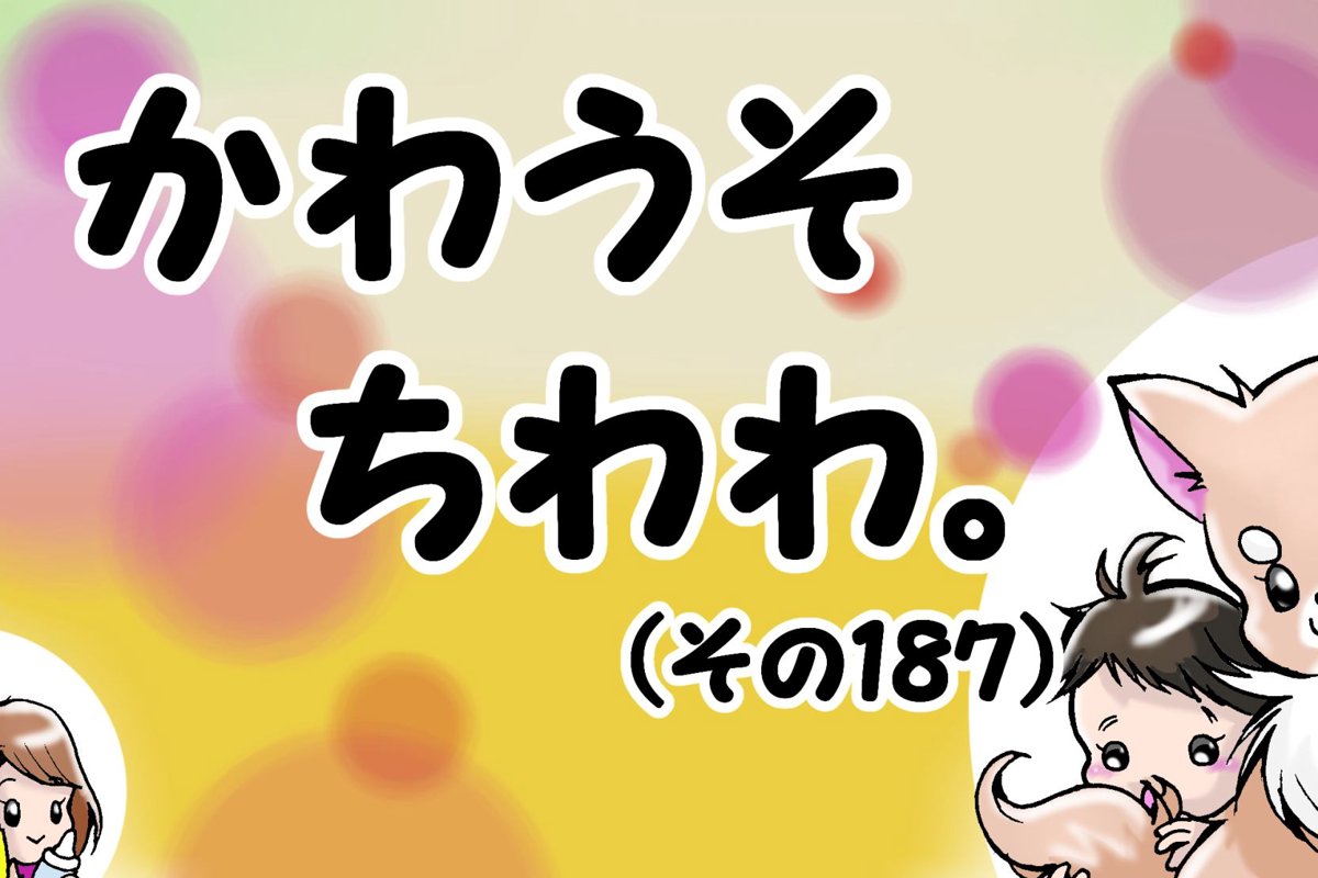 かわうそちわわ。【その187】「一人で二人連れて歩く方法求む」