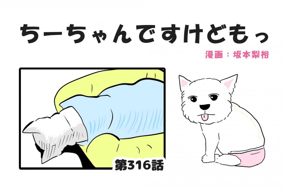 ちーちゃんですけどもっ【第316話】「たまになる寝相」
