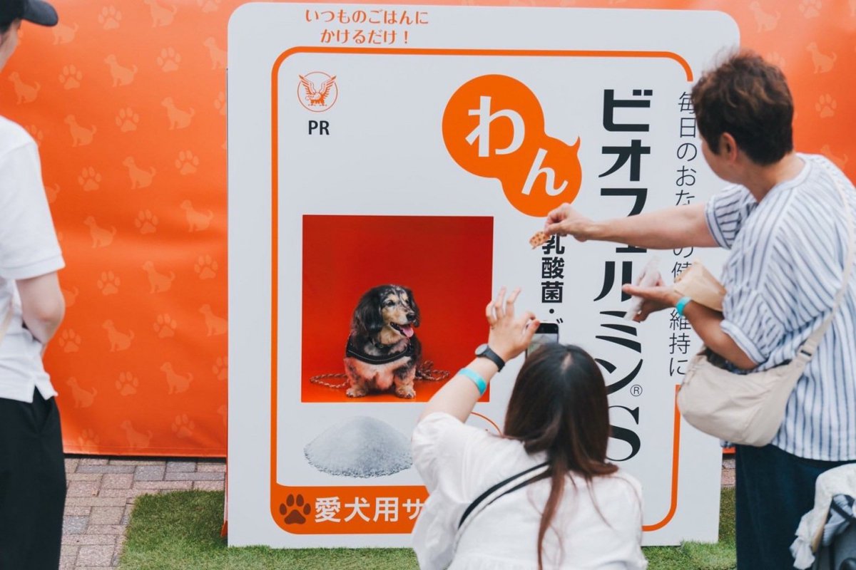 大正製薬のペット用サプリメント「わんビオフェルミンS」が、ジャパンわんこフェスタ2025秋inお台場に出展！