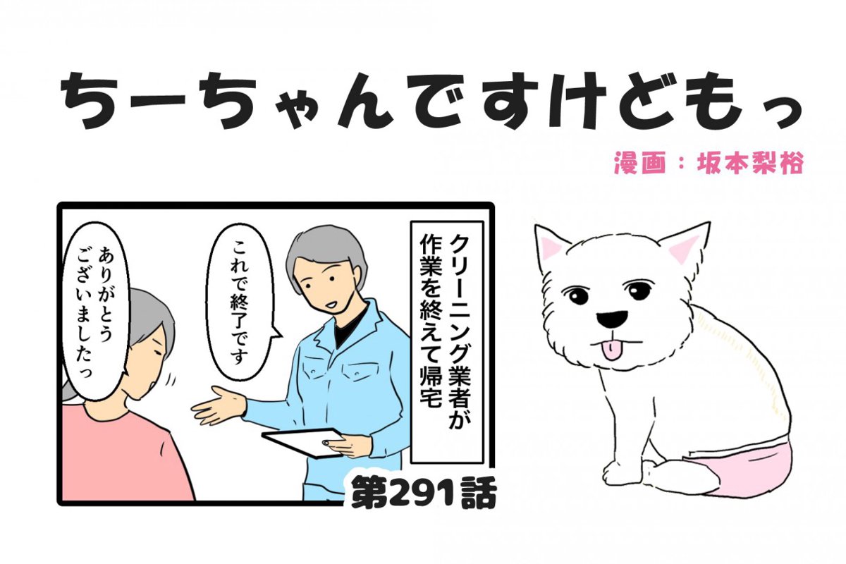 ちーちゃんですけどもっ【第291話】「業者さんか来た時の話②」