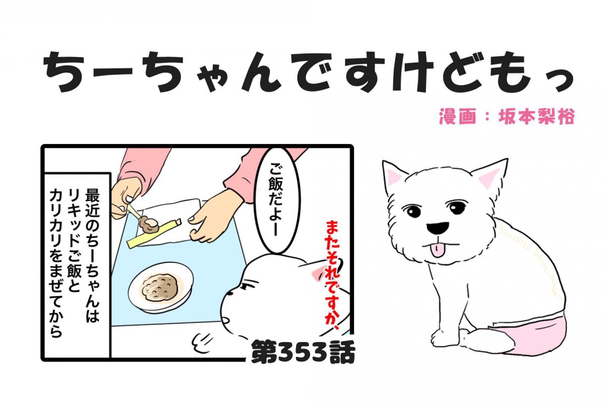 ちーちゃんですけどもっ【第353話】「とにかく時間がかかる」