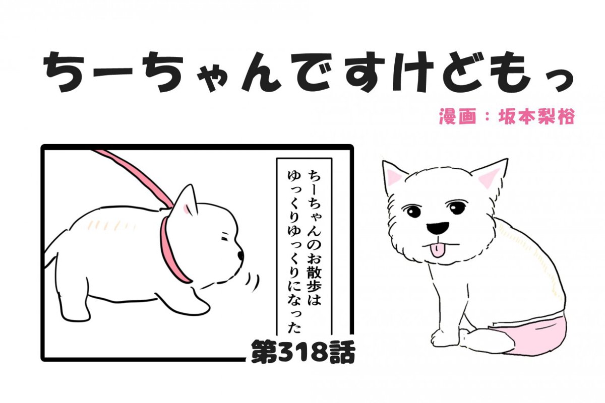  ちーちゃんですけどもっ【第318話】「マイペースなお散歩だからこそ」