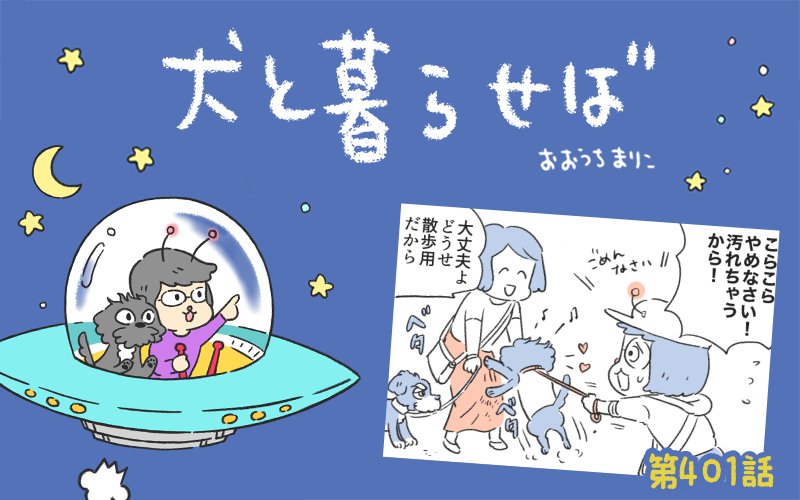 犬と暮らせば【第401話】「絶対散歩用じゃない」