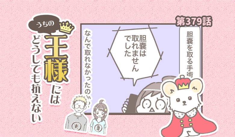 うちの王様にはどうしても抗えない【第379話】「バンビ闘病記・手術③」