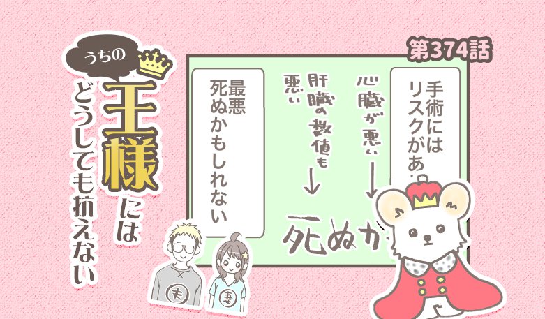 うちの王様にはどうしても抗えない【第374話】「バンビ闘病記⑥」
