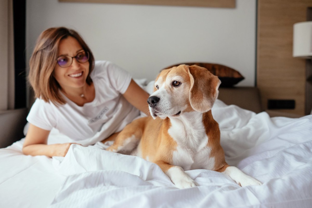 犬が「お尻をくっつけて座る」心理3つ！実はコレ、飼い主への愛情表現なんです♡