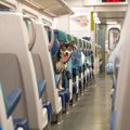 犬と一緒に『電車や…