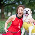 店内での『盲導犬』…