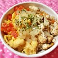 二色丼風ワンちゃんご飯♪