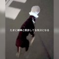 犬の耳を保護して散…