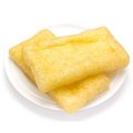 犬は油揚げを食べて…