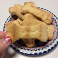 大好きな犬の為に手…