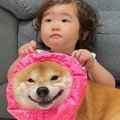雷を怖がって震えて…