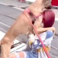 犬はお散歩中『突然…