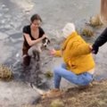 教訓！冬の水辺の散…