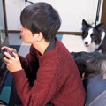 ゲームに夢中なパパ…