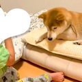 男の子の布団で勝手…