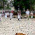 朝のラジオ体操に『…