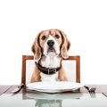 犬が盗み食いをする…