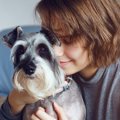 犬が悲しんでいる人…