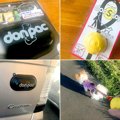 車内の犬のウンチを…