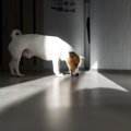 犬が床を舐める理由…