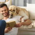 犬に『本の読み聞か…