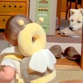 赤ちゃんと遊んでい…