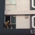 マンション外壁の枠…