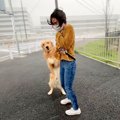 天気予報を見ずに犬…