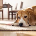 『我慢してしまう犬…
