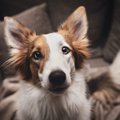 犬が人に『頭突き』…