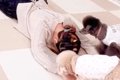 『突然リビングで眠…の画像