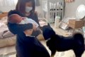 出産のため入院して…の画像