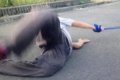 散歩する兄→大型犬の…の画像