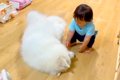 子どもが超至近距離…の画像