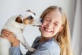 犬が『ペロペロ舐め…の画像