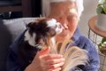 おばあちゃんの顔に…の画像