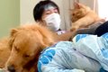 風邪をひいて寝込む…の画像
